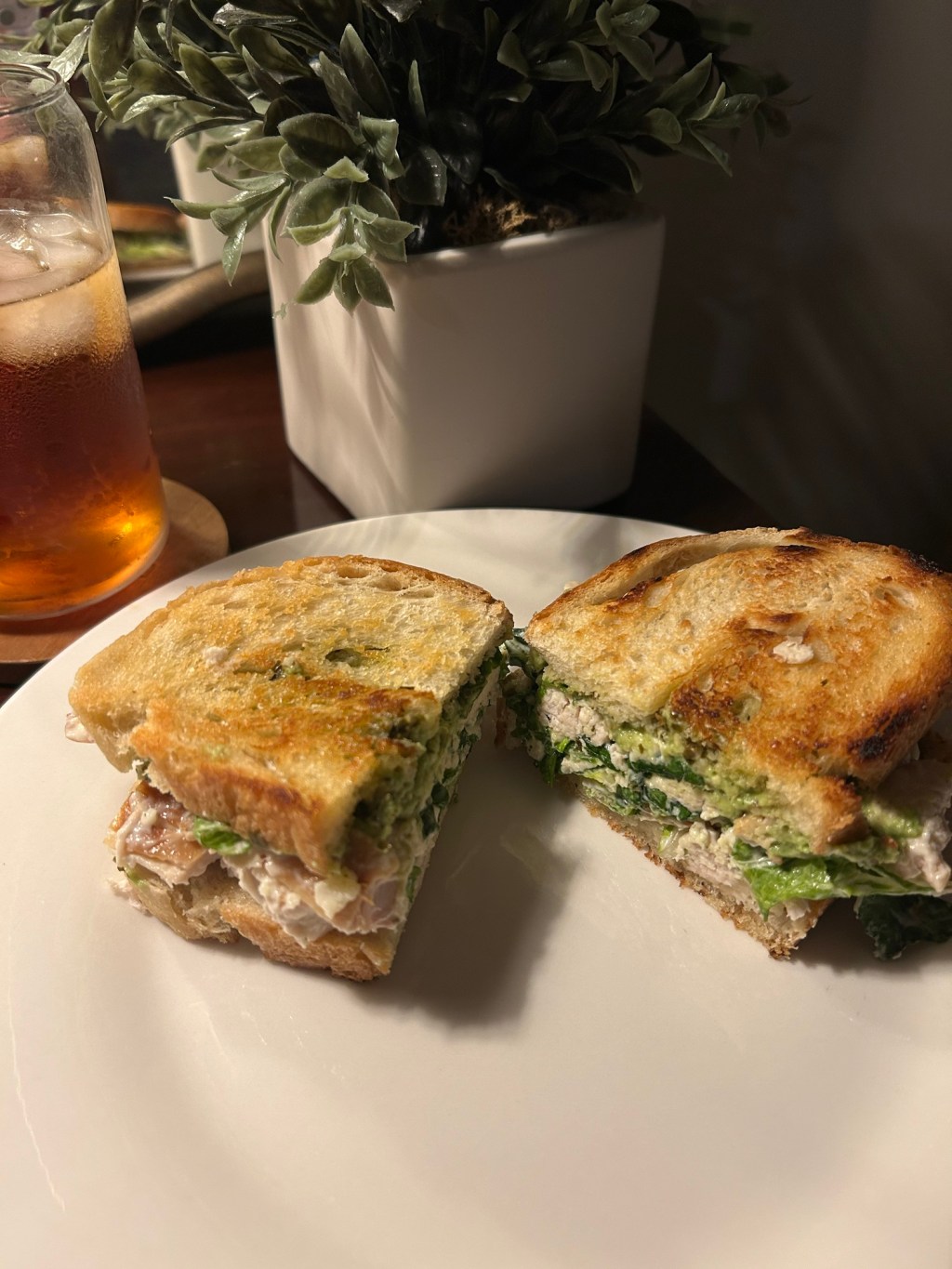 Chicken Caesar sandwich/wrap