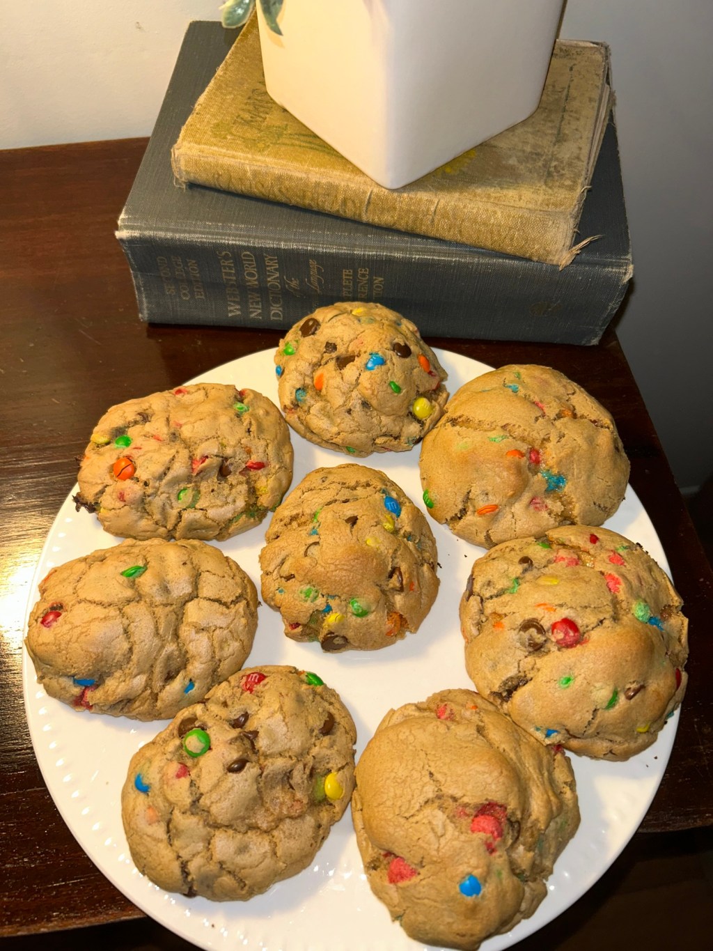 M&M chocolate chip&nbsp;cookies