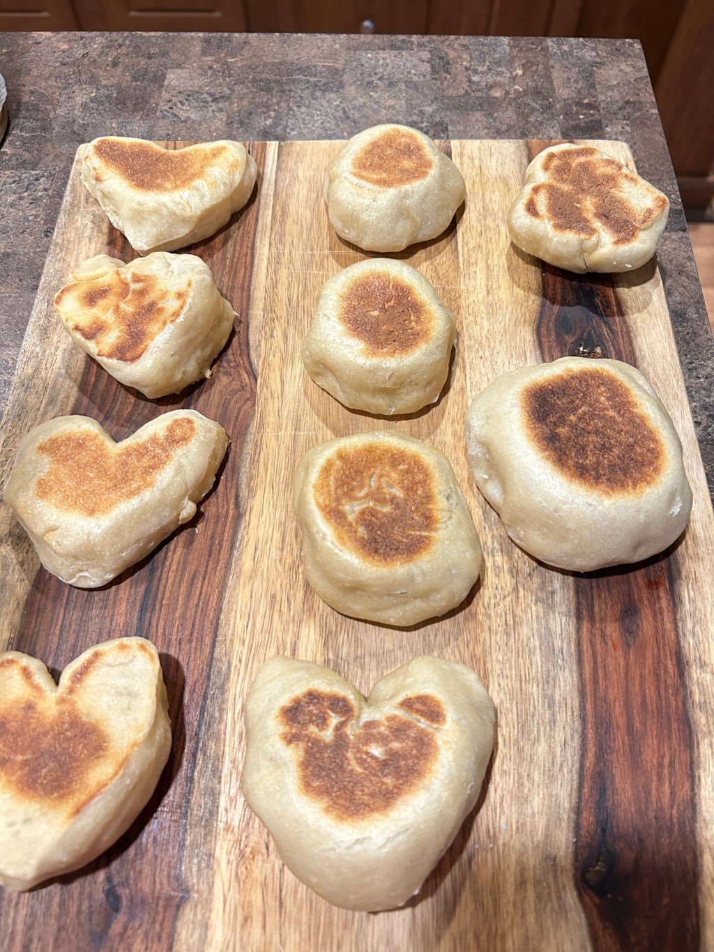 Sourdough English muffins