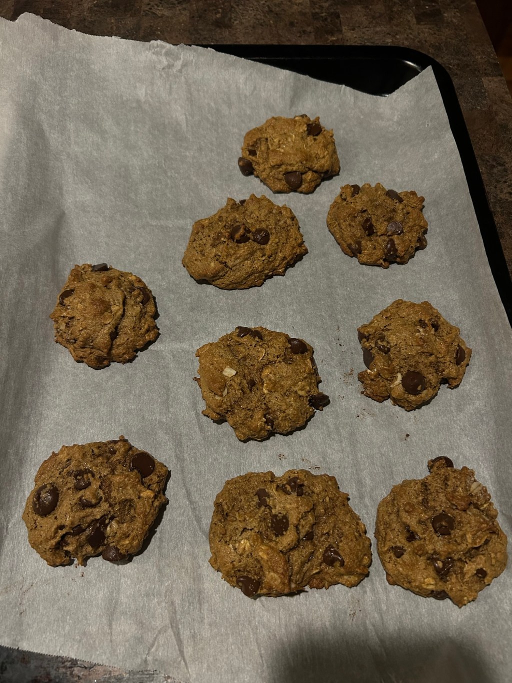 Healthy chocolate chip oat&nbsp;cookies