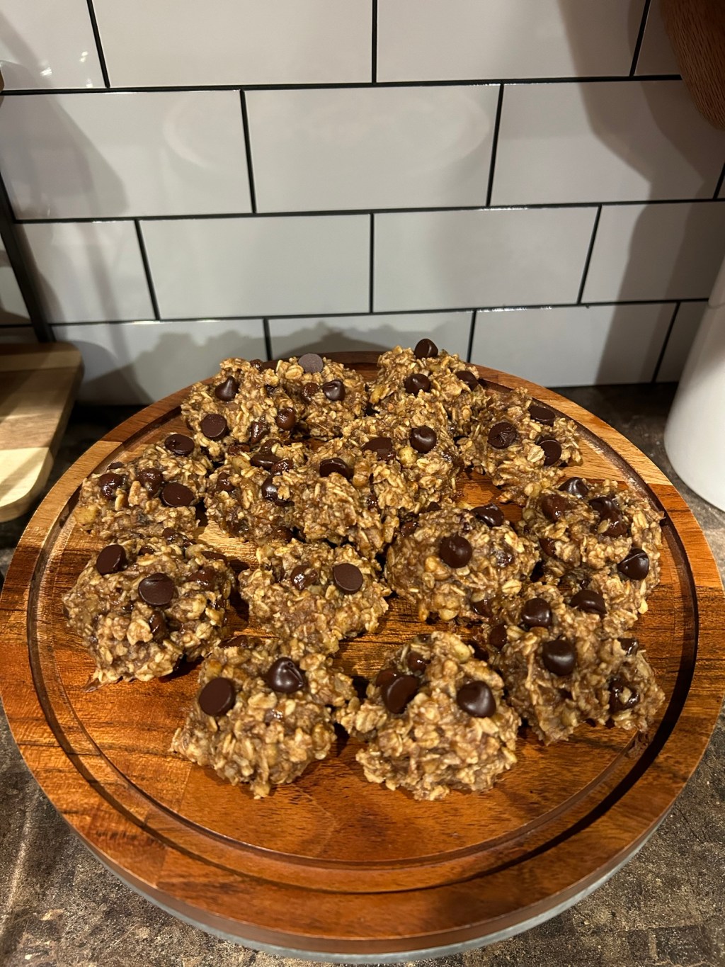 Banana oat cookies