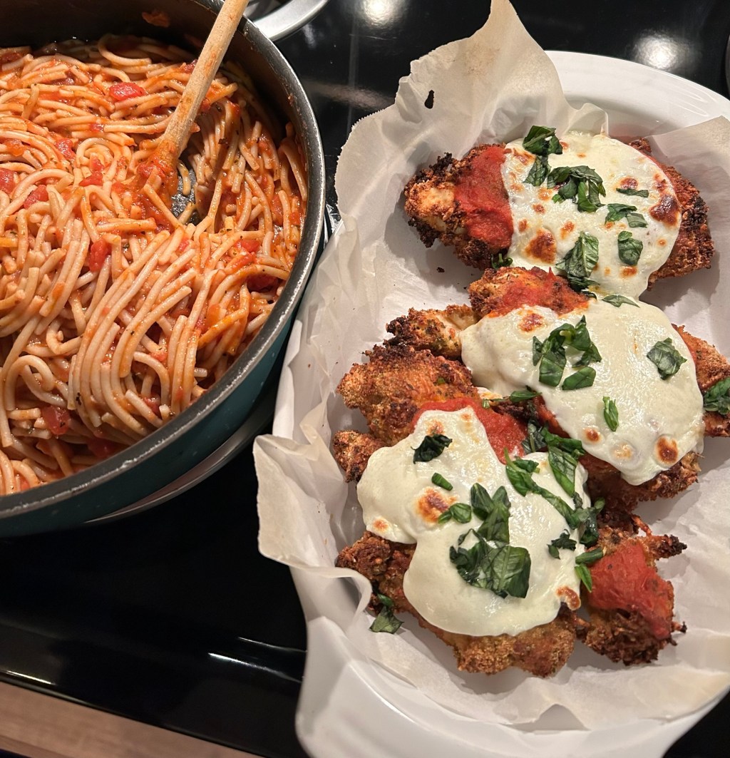 Air fryer chicken&nbsp;Parmesan