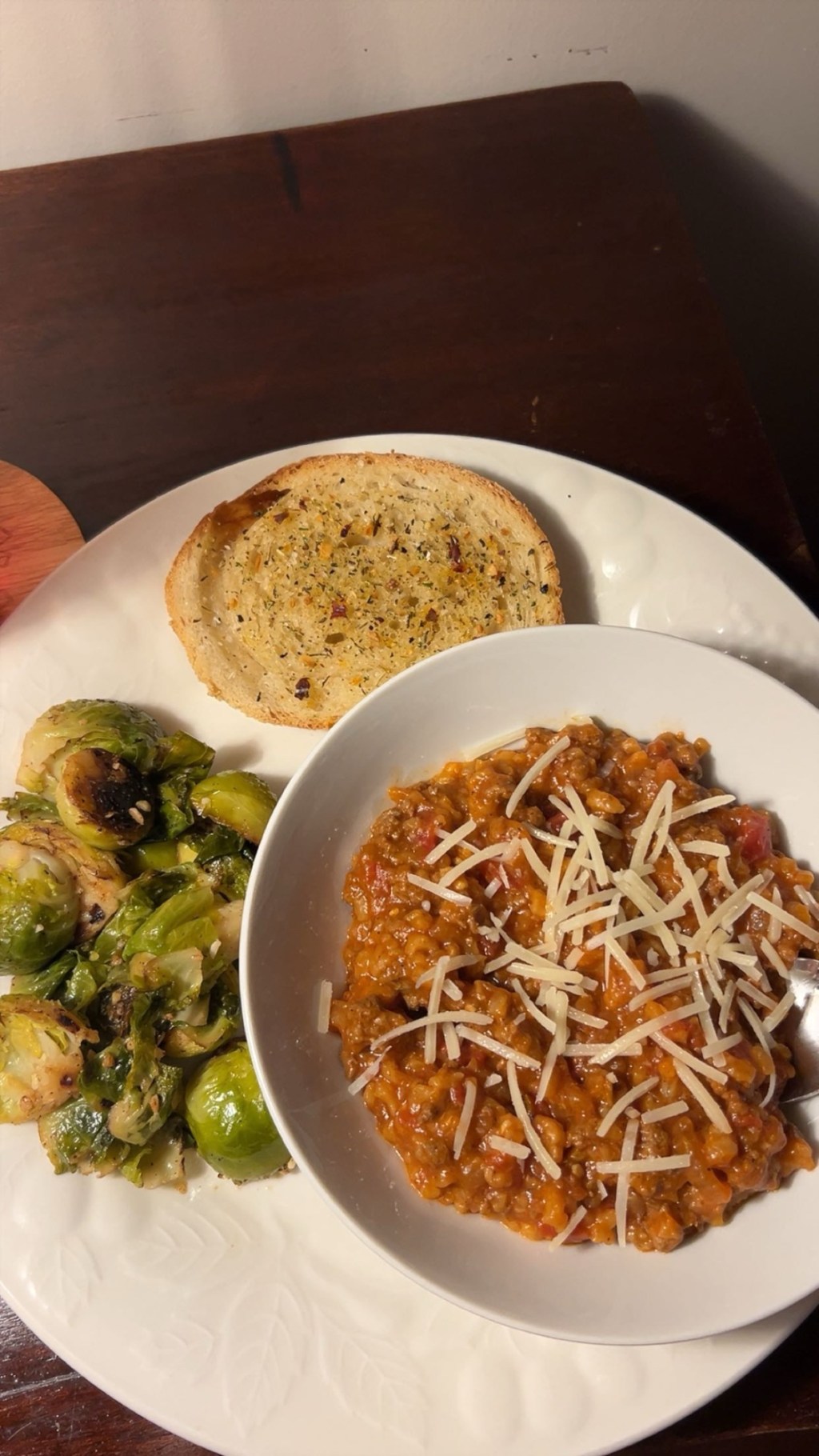 Porcupine meatball skillet